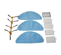 ZAMETTER Kit de repuesto para aspiradora Kabum para Smart 700 500 filtros de cepillo lateral de rodillo principal, paños de fregona, prefiltro, accesorios de limpieza de malla, robots lavables y