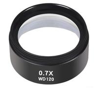 ZAMETTER Lente de objetos auxiliares 0.5X 0.7X Lente de objetivo auxiliar para microscopio binocular estéreo zoom binocular 48mm Diámetro de montaje Lente óptica de vidrio (0.7X)