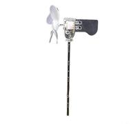 ZAMETTER Mini generador de turbina eólica, modelo educativo, generador de energía eólica, modelo de escritorio, herramienta de ayuda de enseñanza, equipo de laboratorio científico con luz LED para