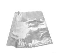 ZAMETTER Paquete de 50 bolsas transparentes de cultivo de hongos de 32 x 50 cm con parche de filtro de 0,2 um para cultivo de engendros, resistente a altas temperaturas, refuerzo cuadrado de