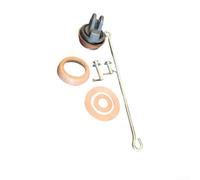 ZAMETTER Pistón de bomba manual Tipo 75 Kit de sello de manga de cuero de hierro fundido Pernos de varilla de pistón Arandelas Piezas de bomba de agua Accesorios de reparación Bombas de émbolo Piezas