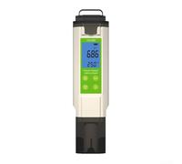 ZAMETTER Probador digital 7 en 1 de la calidad del agua de la piscina para la medición de la temperatura de la salinidad de pH ORP con pantalla retroiluminada y estuche para piscina, spa, acuario