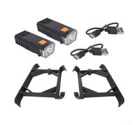 ZAMETTER Trípode elevado y luz de búsqueda LED dual para DJI 4 Pro Night Flight Visibilidad, estabilidad mejorada, construcción ABS a presión, 21,5 x 10,7 x 1,9 cm, color negro