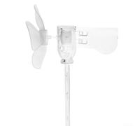 ZAMETTER Turbina de viento, LED auto-luminoso molino de viento, pequeña generación de energía eólica paisaje luz DIY enseñanza con