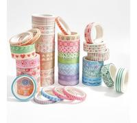 Zamety 40 Rollos Washi Tape Set, Masking Tape Style Suave y Bohemia