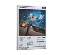 Zamm Bad Bunny YHLQMDLG Póster de Álbum Arte de Pared Pintura en Lienzo Sala de Estar Dormitorio Decoración del Hogar Oficina Póster de Pared Gimnasio Pintura Artística 08x12pulgadas(20x30cm)