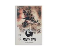 Zamm Godzilla Minus One - Póster de pared para sala de estar, dormitorio, decoración del hogar, oficina, gimnasio, pintura artística, 40 x 60 cm