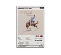 Zamm Póster de Bad Bunny de Nadie Sabe Lo Que Va A Pasar Mañana Álbum de arte para pared, pintura en lienzo para sala de estar, dormitorio, decoración del hogar, oficina, póster de pared, gimnasio,