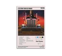 Zamm Póster de Bad Bunny El Último Tour Del Mundo para pared, lienzo para sala de estar, dormitorio, decoración del hogar, oficina, gimnasio, pintura artística, 50 x 75 cm