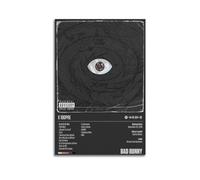 Zamm Póster de Bad Bunny X 100pre para pared, lienzo para sala de estar, dormitorio, decoración del hogar, oficina, gimnasio, pintura artística, 30 x 45 cm