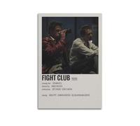 Zamm Póster de cine Fight Club, pintura en lienzo para sala de estar, dormitorio, decoración del hogar, oficina, gimnasio, pintura artística de 30 x 45 cm