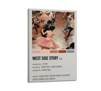 Zamm Póster decorativo en lienzo de West Side Story para pared, pintura para dormitorio, 30 x 45 cm, estilo marco