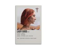 ZaMouss Póster de lienzo de película Lady Bird para decoración de pared, sala de estar, dormitorio, 12 x 18 pulgadas (30 x 45 cm), estilo sin marco