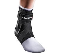 Zamst A2-DX Ankle - Tobillera ajustable, protecciones laterales, distorsiones graves grado III, inestabilidad y lesiones articular - Tobillera de ajuste anatómico (talla M - izquierda - negro)