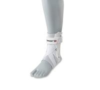 Zamst A2-DX Tobillera Deportiva Blanca -Tobillera Deportiva Transpirable para Hombres y Mujeres con Estabilizadores de Protección para Esguince de Tobillo de Alto Grado - Izquierda, L