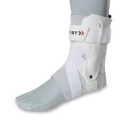Zamst A2-DX Blanca - Tobillera de Alta Estabilidad para Esguince Crónico - Talla M - Pie Derecho
