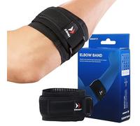 Zamst Banda para el Codo - Codera Deportiva con Almohadilla de Presión, Vendaje para el Brazo para Aliviar el Dolor de Codo, Codera para Tenista y Golfista, para Hombres y Mujeres - M