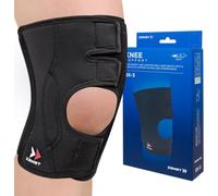 Zamst EK-3 Rodillera Deportiva - Rodillera de Compresión Ligera y Transpirable para Hombres y Mujeres con Soportes de Resina para Brindar Soporte General a las Rodillas y Aliviar el Dolor - L
