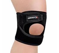 Zamst JK-1 Rodillera Deportiva - Rodillera de Compresión Ajustable para Hombres, Mujeres y Niños con Almohadilla de Presión que Da Apoyo Bajo la Rodilla, para Dolores de Salto y de Crecimiento - XS
