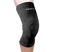 Zamst ZK-Motion Rodillera Deportiva - Rodillera de Compresión de Punto Híbrido para Hombres y Mujeres con Soportes de Resina Flexibles para Protección de Rodillas y Esguinces de LCA, LCM Y LCL - M