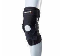 Zamst ZK-X - Rodillera Deportiva de Compresión Extra Fuerte, Talla 3XL | Para Hombres y Mujeres con Bisagras Metálicas, para Esguince de Ligamento de Gravedad Moderada a Grave del LCA, el LCM y LCL