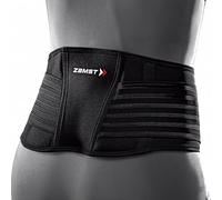 Zamst ZW-5 Faja Lumbar Ajustable - Soporte Lumbar para Deportistas, Faja Lumbar para Dolor Lumbar, Cinturón de Compresión para Deportes - Tejido de Malla Transpirable - L