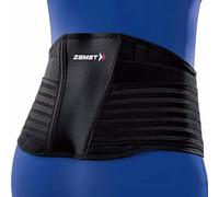 Zamst ZW-7 Faja Lumbar Ajustable - Soporte Lumbar Fuerte para Deportistas, Faja Lumbar para Dolor Lumbar, Cinturón de Compresión de Espalda para Deportes - Tejido de Malla Transpirable - XL