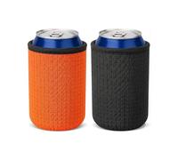 ZAMXHUG 2Pcs Funda para botellas de cerveza estándar,con cremallera,neopreno engrosada antideslizante,enfriador y térmica para mantener bebidas frías, Estilo B