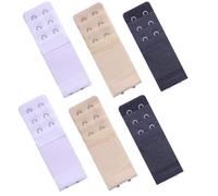 ZAMXHUG 6 pcs Extensor de Sujetador para Mujer 3 Ganchos 2 Filas Ropa Interior Elástica Hebilla de Extensión Correa de Extensión Accesorios de Maternidad de Lactancia