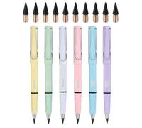 ZAMXHUG 6 Piezas Lápiz Infinito Eterno sin Tinta para Escritura - lápiz infinito, con 10 Puntas De Repuesto Sin Tinta, Eterno Portátil para Escuela, Oficina, Dibujo, lapiz infinito