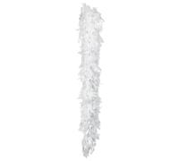 ZAMXHUG Blanca Boa Plumas - 1 pcs Boa de Plumas, Longitud aprox120 cm, Accesorio de Disfraz, charlestón, años 20, Flapper, Carnaval, Fiesta temática, Disfraz, Teatro