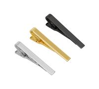 ZAMXHUG Clips de Corbata - 3pzs Clásico Alfiler Corbata Hombre Elegantes Alfileres de Corbata para Hombre Vida Diaria Boda Aniversario Negocios Día del Padre Regalos