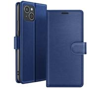 Zanaé, Funda tipo cartera para Apple iPhone 15 Plus con soporte y lengüeta