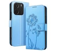 Zanaé, Funda tipo cartera para Redmi Note 14 4G Diseño premium Flores Mariposa
