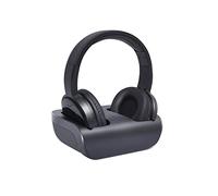 Zanchie Auriculares Inalámbricos para TV con Transmisor Base Carga, On-Ear Cascos Inalambricos Television, Digital ÓPTICO AUX RCA, 10 Horas de batería, Enchufe Y Juegue, Alcance 100 m, Sin Retardo