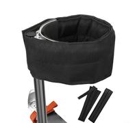 Zancos ergonómicos acolchados para paneles de yeso con correas de nailon ajustables, interior de espuma suave, correas reemplazables, resistentes al desgarro, color negro, 27 x 11 x 5 cm, construcción