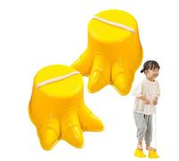 Zancos para niños - Juguete de paseo para equilibrio activo, diseño de pie de dinosaurio, copas antideslizantes de ABS, 15 x 8,5 x 12 cm + juego de 2 piezas, certificado seguro | juego de tramp