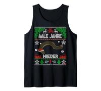 Zander Claus AALE años de Nuevo Christmas Ugly Sweater Camiseta sin Mangas