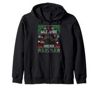 Zander Claus AALE años de Nuevo Christmas Ugly Sweater Sudadera con Capucha