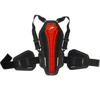 Zandona Hybrid Back Pro RS X6 Protector de espalda, negro/rojo, Talla única