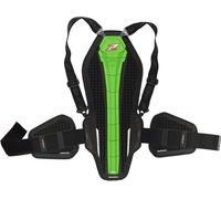 Zandona Hybrid Back Pro RS X8 Protector de espalda, negro/verde, Talla única