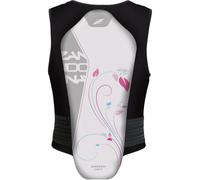 Zandona Soft Active Evo Leaves Chaleco Women´s, negro-blanco, tamaño 170 cm 175 cm 180 cm para Mujer
