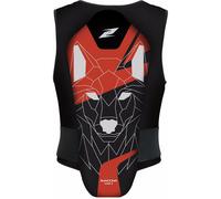 Zandona Soft Active Evo Wolf Chaleco de niños, negro-rojo, tamaño 120 cm 125 cm 135 cm