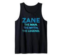 Zane The Man The Myth The Legend Name Custom Boys Camiseta sin Mangas