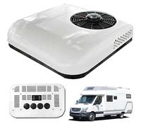 Zanefoo Aire Acondicionado para Caravana - 12V/24V de Techo para Monovolúmenes, Camionetas, Autocaravanas, Camiones, Vehículos Agrícolas, Excavadoras(White24v)
