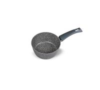 Zanetti - Cacerola antiadherente de 16 cm DURAPIETRA, apta para todos los tipos de cocina, incluida inducción, dos asas, revestimiento alto espesor, diámetro 16 cm