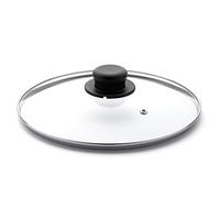 Zanetti - Tapa de cristal con pomo para ollas y sartenes Ø 38 cm, diámetro 38 cm, transparente