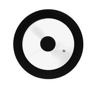 Zanetti, Tapa universal de cristal para ollas y sartenes, borde de silicona resistente al calor, apto para diámetros de 28 cm, 30 cm, 32 cm