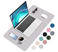 Zanfqvo Alfombrilla de Escritorio - Protector Escritorio, PU Impermeable, Antideslizante - Alfombrilla Ratón Grande (90 x 43 cm) - Mouse Pad para Escritorio, Ordenado (Púrpura Claro)