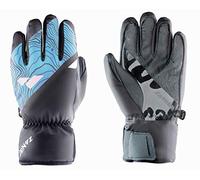 Zanier Guantes Unisex Jugend 12078-4520-4 Turquesa, Negro, 4